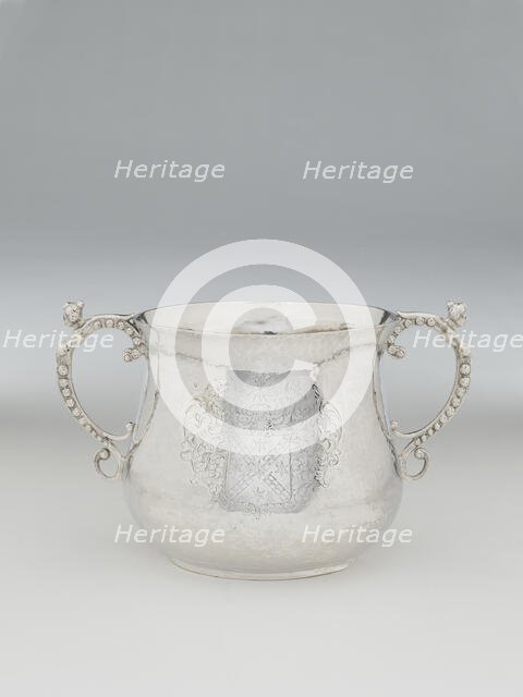 Caudle Cup, c. 1683. Creator: Cornelius Vander Burch.