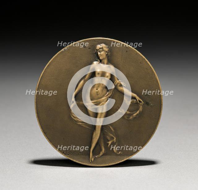 Medallion, "Dancing Nude", 1800's. Creator: Unknown.