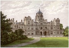 Westonbirt House, Gloucestershire, home of the Holford family, c1880. Artist: Unknown