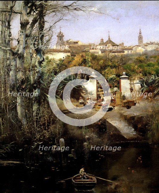 December in Seville' oil 1891.