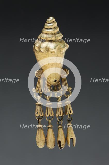 Shell Pendant, c. 1200-1519. Creator: Unknown.