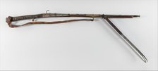 Matchlock Musket, Tibetan, 19th century. Creator: Unknown.