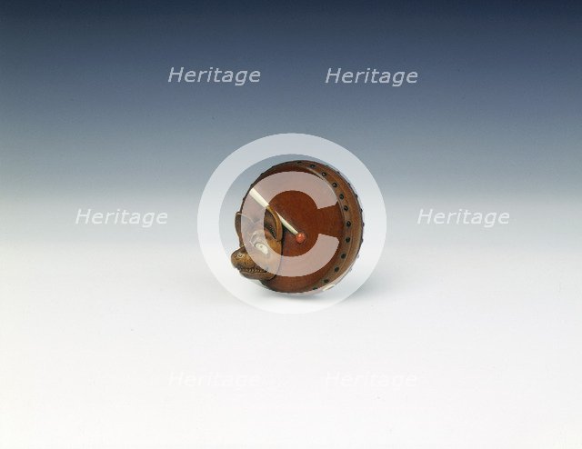 Drum and fox's mask netsuke, Late Edo period, Japan, early 19th century. Artist: Unknown