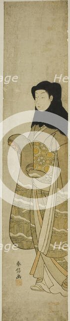 Woman Wearing Black Hood, c. 1766/67. Creator: Suzuki Harunobu.