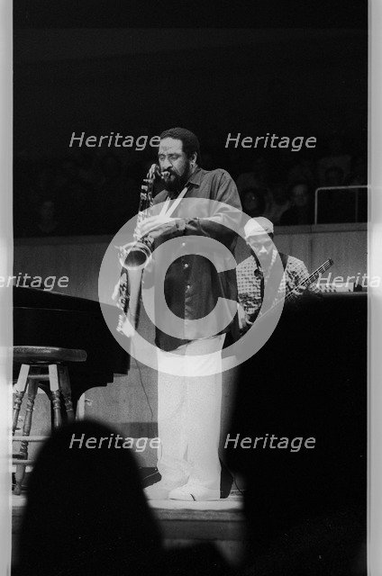 Sonny Rollins,  Fairfield Halls  Croydon, 1986.    Artist: Brian O'Connor.