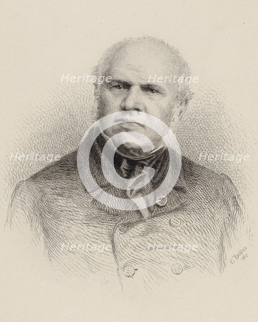 Portrait of the composer François-Joseph Fétis (1784-1871), 1867.