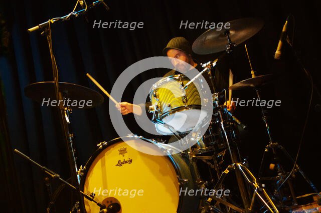 Camilla George Quartet, New Generation Jazz Festival Roadshow, Shoreham by Sea, W Sussex, Feb 2023. Creator: Brian O'Connor.