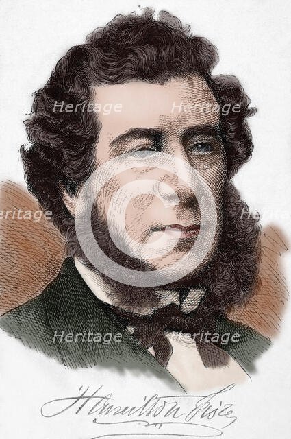 Hamilton Fish (1808-1893), American statesman and politician, 1870.  Creator: Unknown.