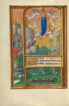 The Assumption of the Virgin; Spinola Hours, about 1510-1520. Creator: Master of James IV of Scotland.