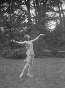 Elizabeth Duncan dancers and children, 1920 Creator: Arnold Genthe.