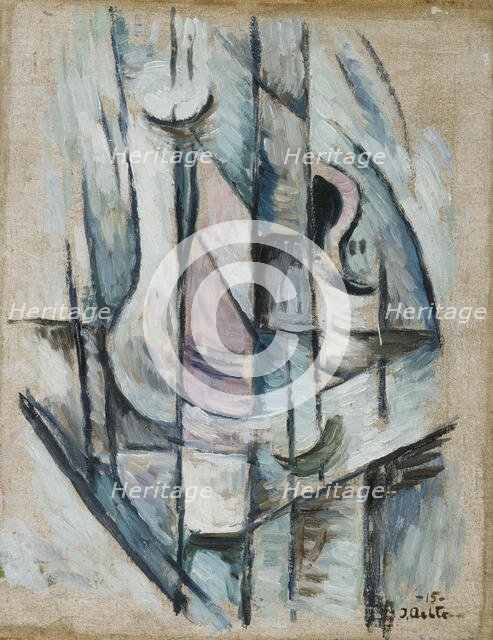 Cubist Still-Life; Cubist Composition, 1915. Creator: Ilmari Aalto.