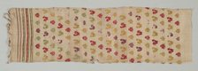 Textile Fragment, 19th century. Creator: Unknown.