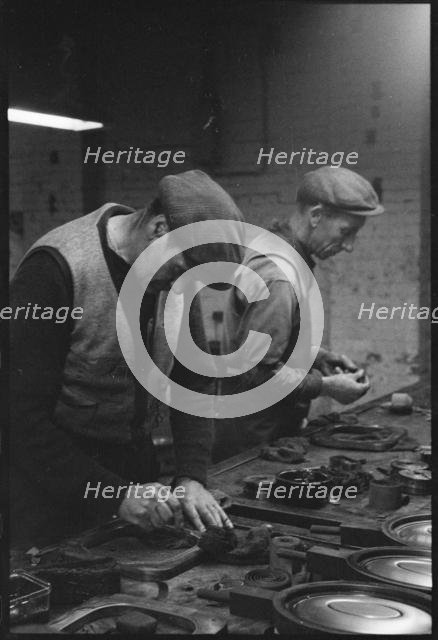 Workers at the Wear Flint Glass Works, Alfred Street, Millfield, Sunderland, 1961. Creator: Eileen Deste.