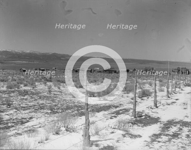 Approach to the town, Widtsoe, Utah, 1936. Creator: Dorothea Lange.