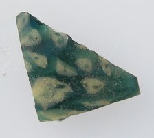 Glass Fragment, Coptic, 4th-early 5th century. Creator: Unknown.