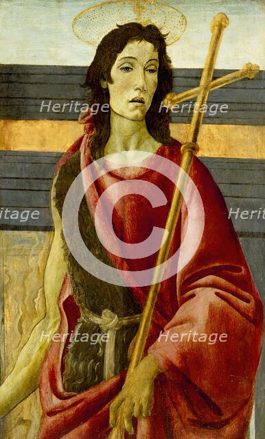 St. John the Baptist, 1485-1489. Creator: Workshop of Sandro Botticelli.