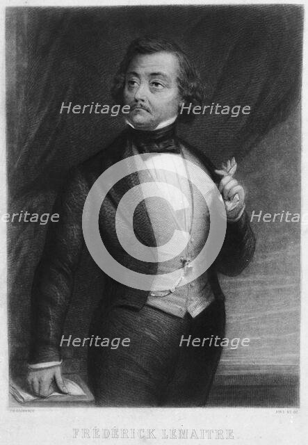 Portrait of Frédérick Lemaître (1800-1876). Creator: Geoffroy, Charles-Michel (1819-1882).
