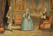 Prison of the princess des Ursins, 1891.  Creator: Bielsa.