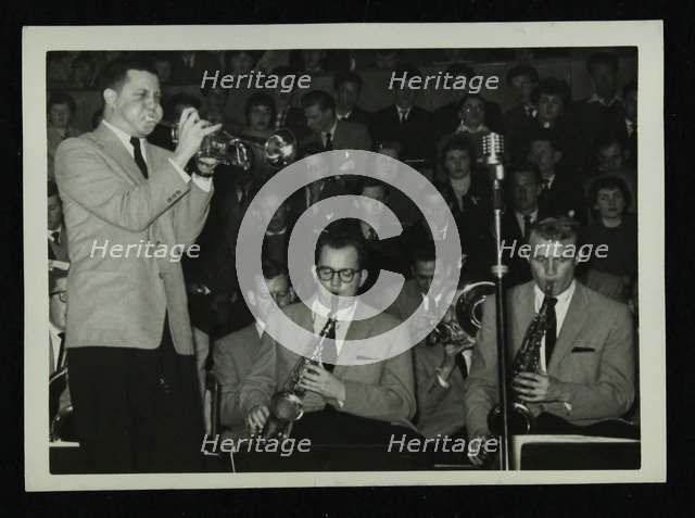 The Stan Kenton Orchestra in concert, 1956. Artist: Denis Williams