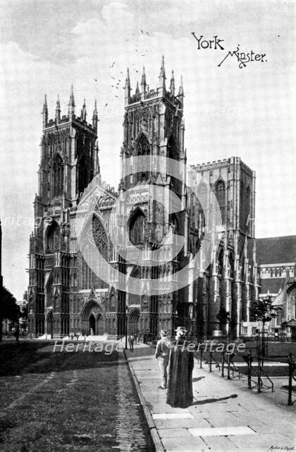 The Cathedrals of England: York Minster, 1895. Creator: Francis Frith & Co.