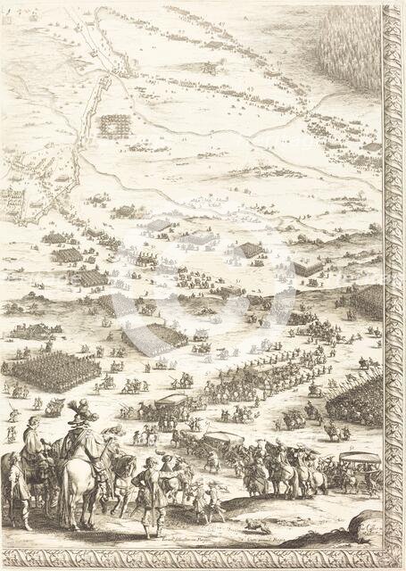 The Siege of Breda [plate 6 of 6], 1627/1628. Creator: Jacques Callot.
