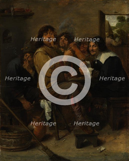 The Smokers, ca. 1636. Creator: Adriaen Brouwer.