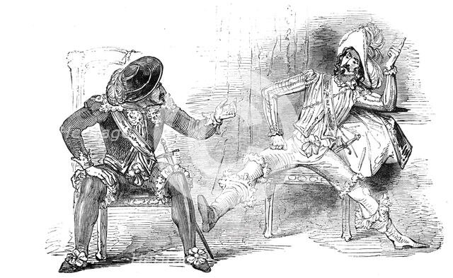 Scene from "Don Caesar de Bazan", at the Princess' Theatre, 1844. Creator: Unknown.