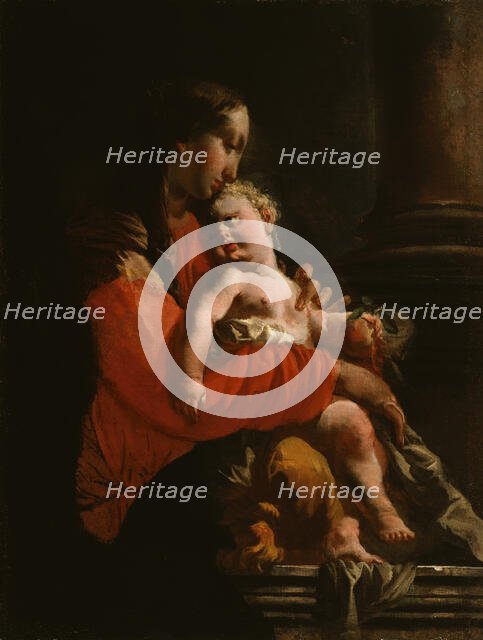 Virgin and Child, c1720-1725. Creator: Giovanni Battista Tiepolo.