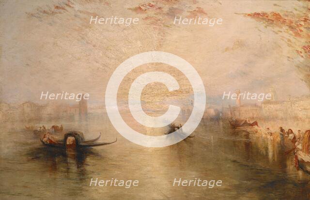 San Benedetto Looking Toward Fusina (after Turner), c1860s. Creator: James Baker Pyne.