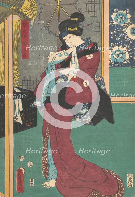 Print, 19th century., 19th century. Creator: Utagawa Kunisada.