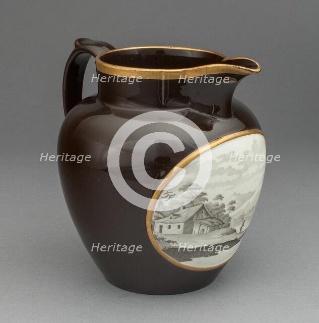 Jug, Stoke on Trent, 1810/20. Creator: Spode Ceramic Works.