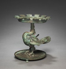 Shallow Basin Supported by a Bird (Bian), early 400s BC. Creator: Unknown.