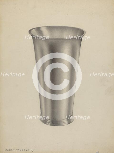 Silver Communion Cup, 1935/1942. Creator: Aaron Fastovsky.