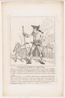 The Drum Major of Sedition, March 29, 1784., March 29, 1784. Creator: Thomas Rowlandson.