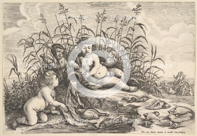 Water (The Four Elements), ca. 1647. Creator: Wenceslaus Hollar.