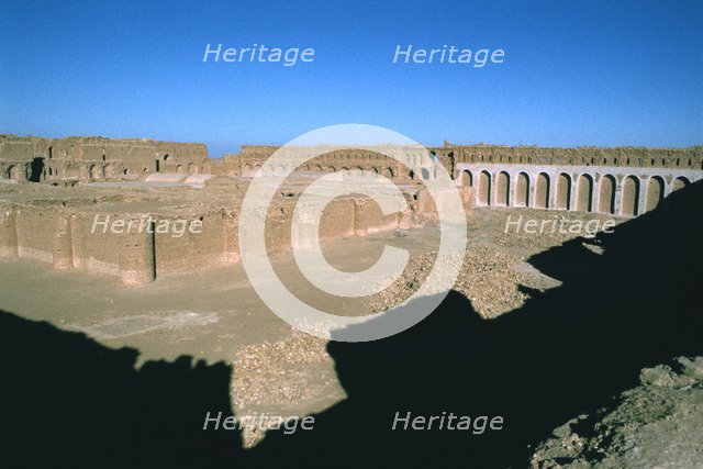 Fortress of Al Ukhaidir, Iraq, 1977.