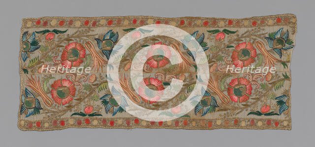 Fragment (Towel or Napkin Ends), Turkey, 19th century. Creator: Unknown.