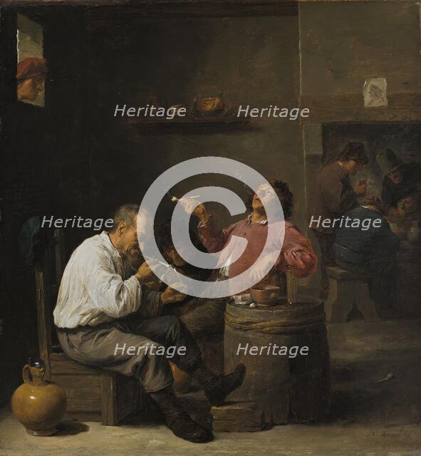 Smokers in an Interior, 1637. Creator: David Teniers II.