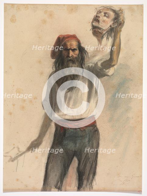 Un Borreau (An Executioner), c. 1848. Creator: Auguste Raffet (French, 1804-1860).