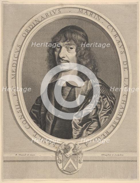 Marin Cureau de La Chambre, ca. 1656. Creator: Robert Nanteuil.