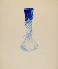 Vase, c. 1938. Creator: Grace Halpin.