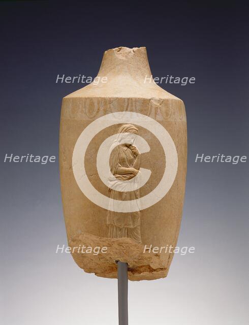 Funerary Lekythos, about 375 BC. Creator: Unknown.