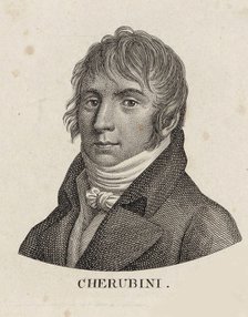 Portrait of the composer Luigi Cherubini (1760-1842).