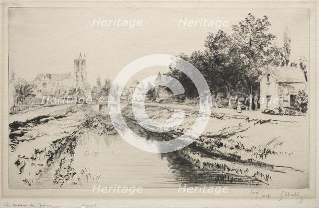 The Guardhouse, Troyes, 1901. Creator: Gustave Leheutre (French, 1861-1932).