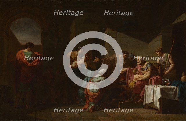 Belisarius receiving Hospitality from a Peasant, 1779. Artist: Peyron, Jean-François-Pierre (1744-1814)