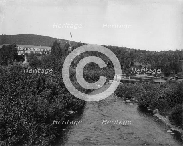Ammonoosuc River and Twin Mountain House, White Mountains, c1901. Creator: Unknown.