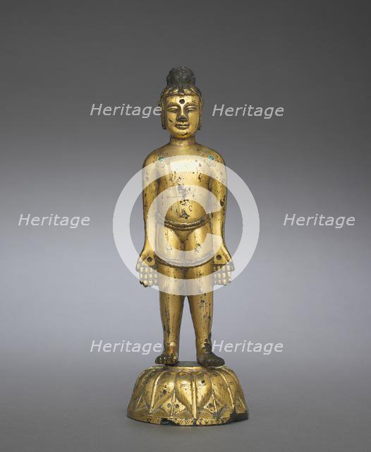 The New-born Buddha, 400s. Creator: Unknown.