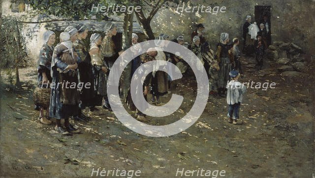 Baptism, 1886. Creator: Allan Österlind.