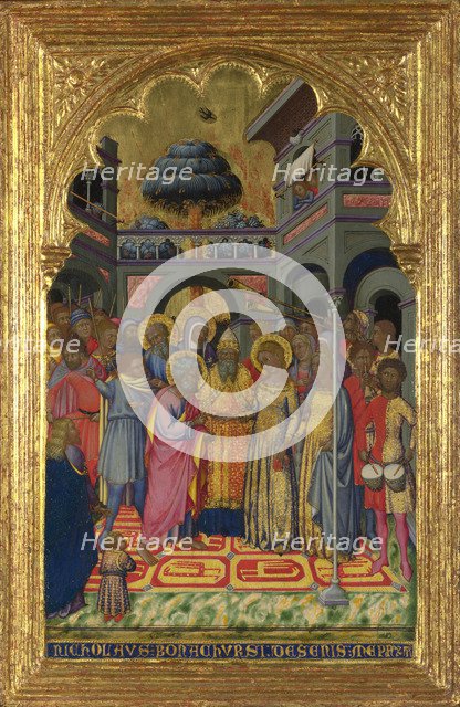 The Marriage of the Virgin, ca 1380. Artist: Niccolò di Bonaccorso (active 1370-1388)