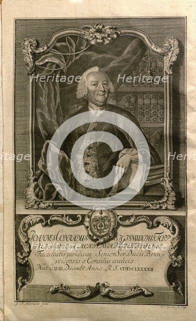 Portrait of Johann Konrad Sigismund Topp (1692-1757) , 1756.